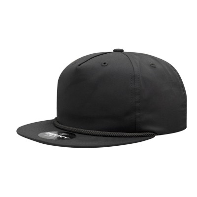 Decky 6042 5 Panel High Profile Relaxed Cotton Blend Rope Hat