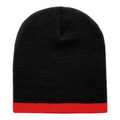 Decky 8007 Acrylic/Polyester Striped Short Beanie