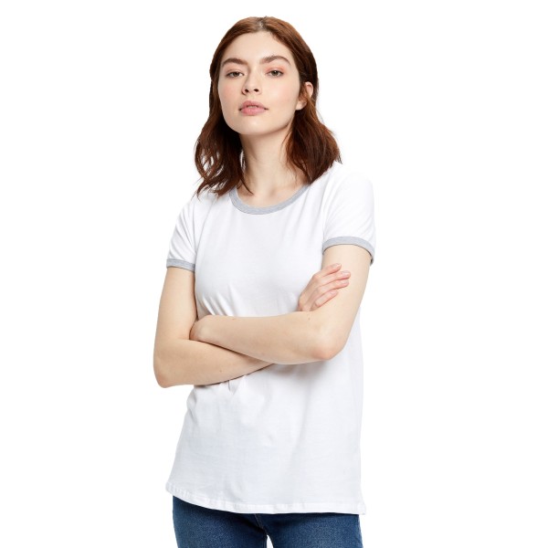US609 US Blanks White/heather Grey
