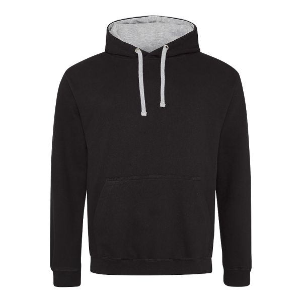 JHA003 AWDis JET BLACK / HEATHER GREY