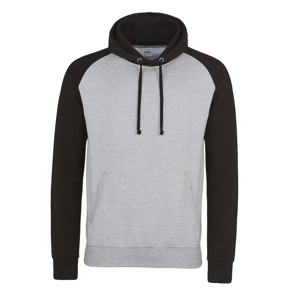 JHA009 AWDis HEATHER GREY / JET BLACK
