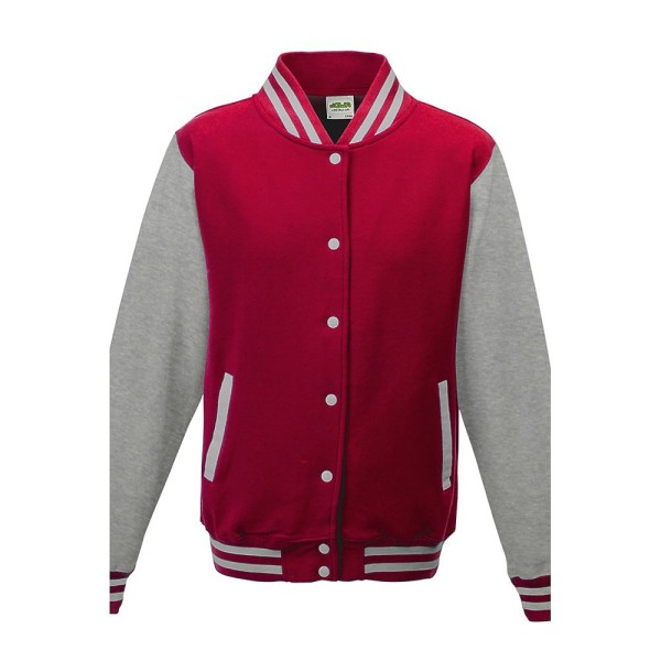 JHA043 AWDis FIRE RED / HEATHER GREY
