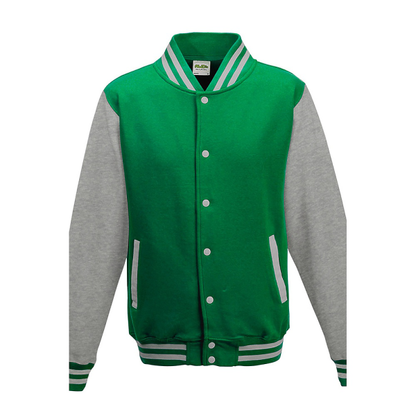 JHA043 AWDis KELLY GREEN / HEATHER GREY
