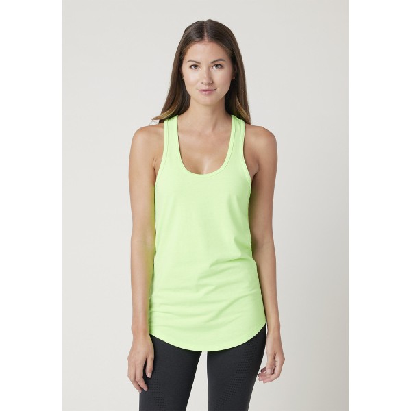 LC7706 Cotton Heritage Neon Green Heather