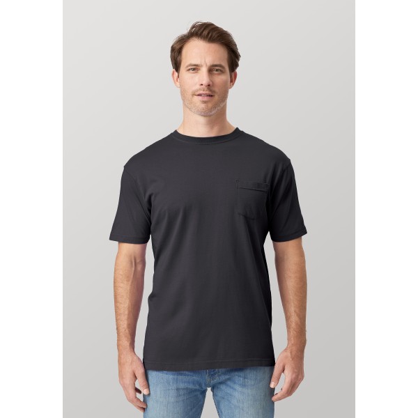 OU1620 Cotton Heritage Pirate Black