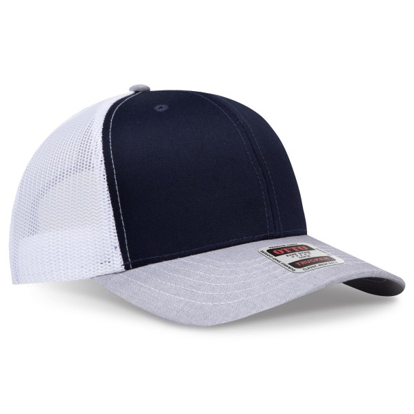 112-1 OTTO 740416 - HeatherGray/Navy/White