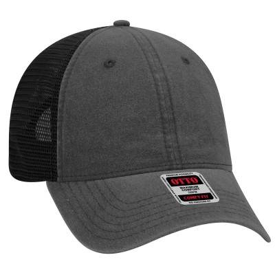 OTTO 121-1202 COMFY FIT® 6 Panel Low Profile Mesh Back Trucker Hat