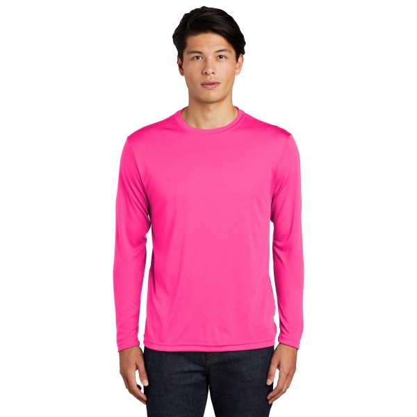 ST350LS Sport-Tek Neon Pink