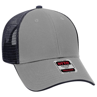 OTTO 122-945 6 Panel Low Profile Mesh Back Trucker Hat