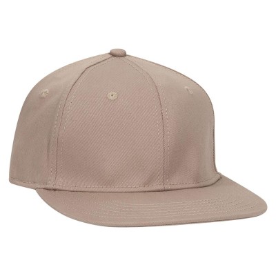 OTTO 13-725 FLEX® Fitted 6 Panel Mid Profile Flat Visor Baseball Cap