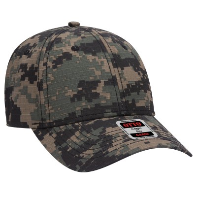 OTTO 103-713 Camouflage 6 Panel Low Profile Baseball Cap