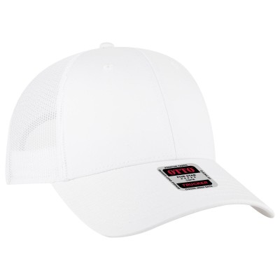 OTTO 83-473 6 Panel Low Profile Mesh Back Trucker Hat