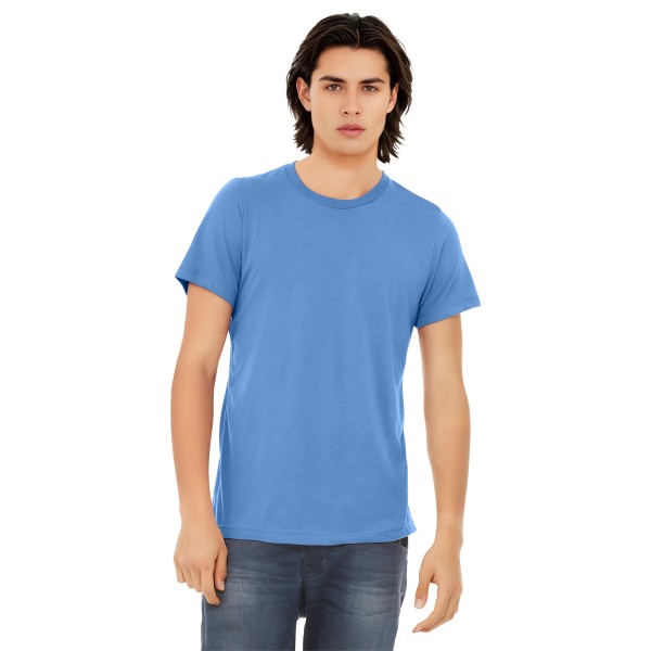 BC3413 Bella + Canvas Solid Carolina Blue Triblend
