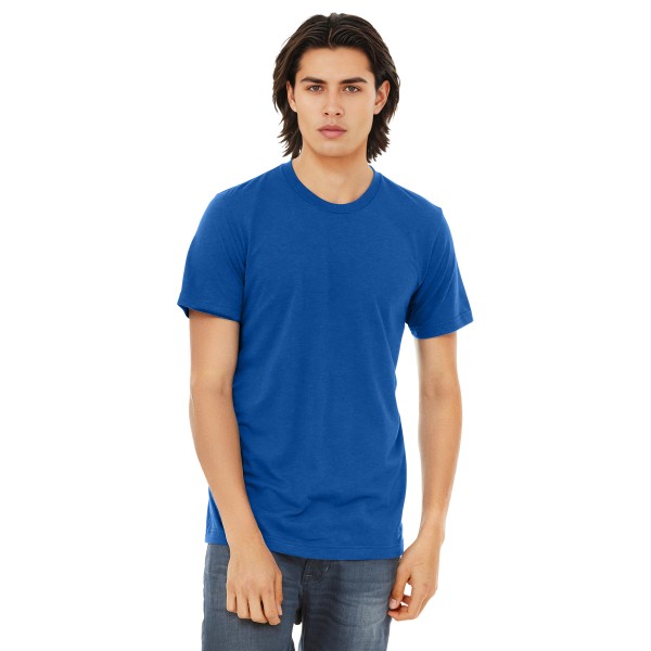 BC3413 Bella + Canvas Solid True Royal Triblend
