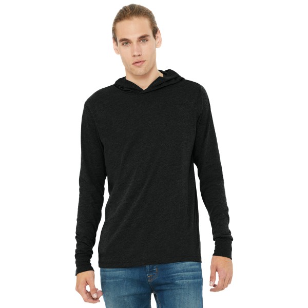 BC3512 Bella + Canvas Charcoal-Black Triblend