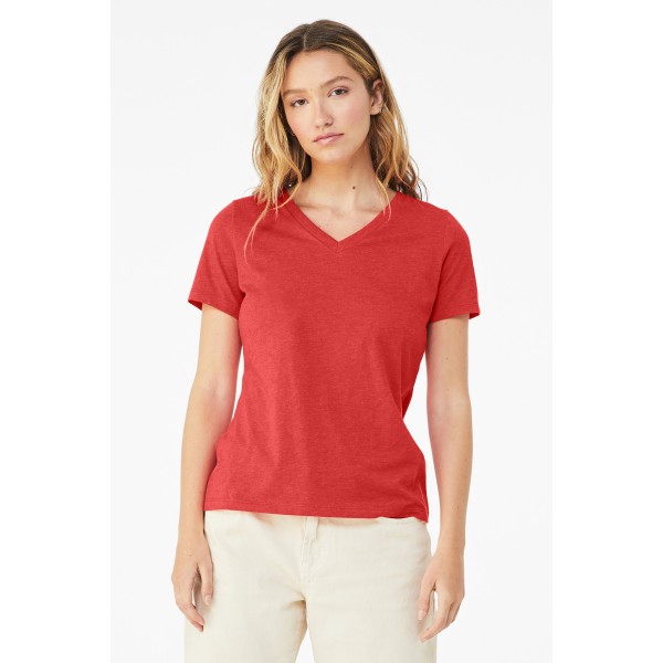 BC6405CVC Bella + Canvas Heather Red