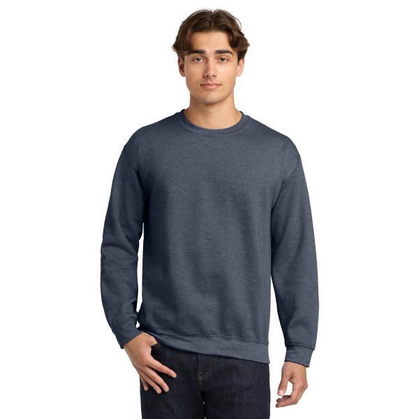 18000 Gildan Heather Dark Navy
