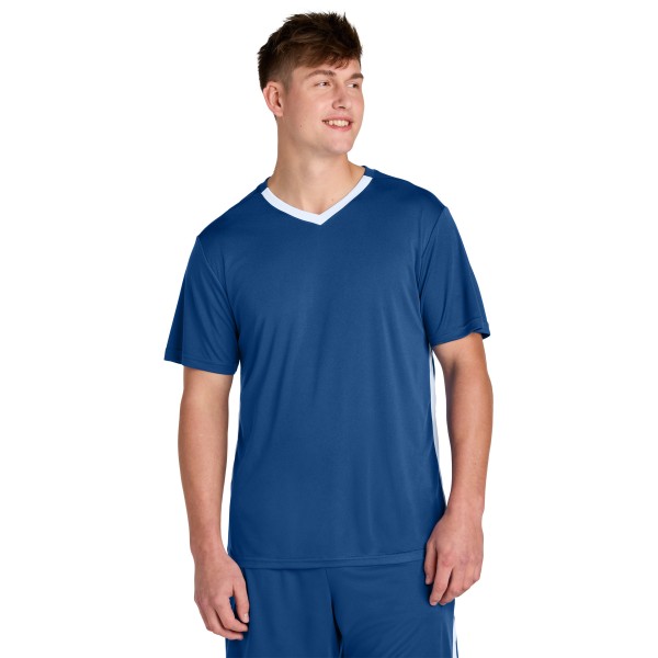 ST101 Sport-Tek Royal/ White