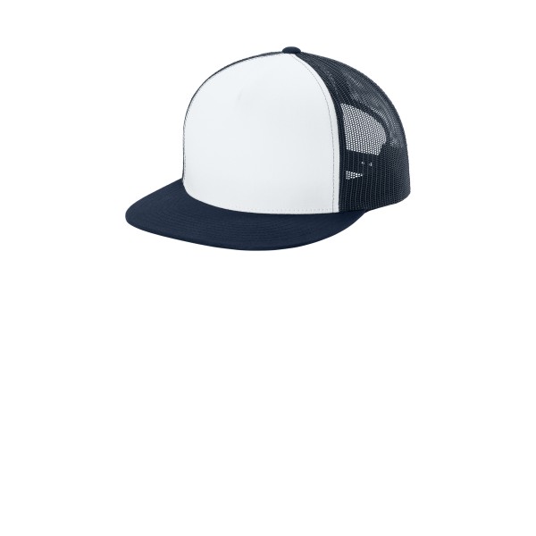 STC38 Sport-Tek White/ True Navy/ True Navy