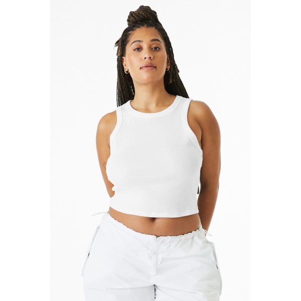 BC1019 Bella + Canvas Solid White Blend