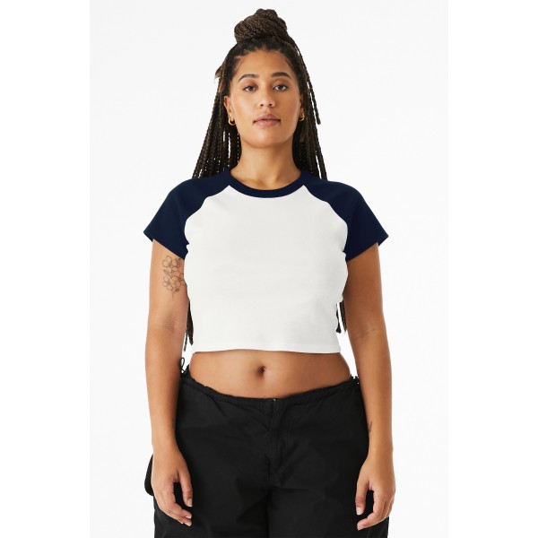 BC1201 Bella + Canvas White/ Navy
