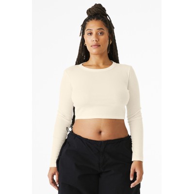 Bella + Canvas BC1501 Women's Micro Rib Long Sleeve Baby Tee