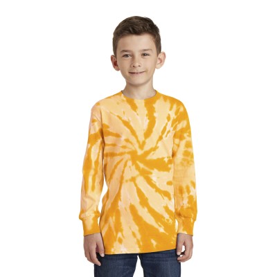 Port & Co PC147YLS Youth Tie-Dye Long Sleeve Tee