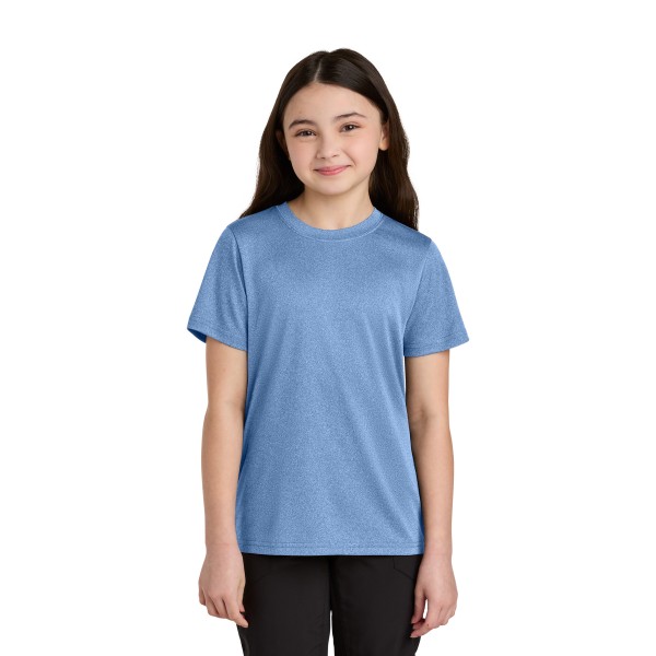 PC390Y Port & Co Carolina Blue Heather