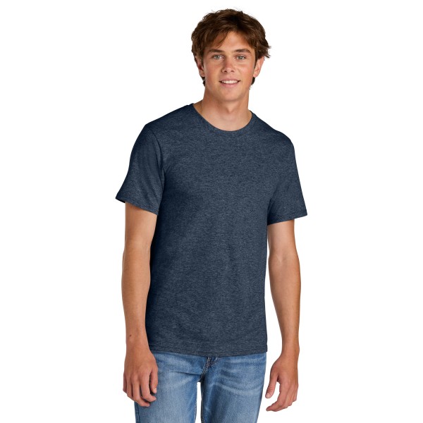 PC43 Port & Co Heather Navy