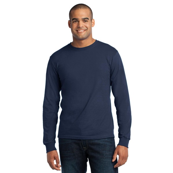 USA100LS Port & Co Navy