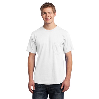 Port & Co USA100P White