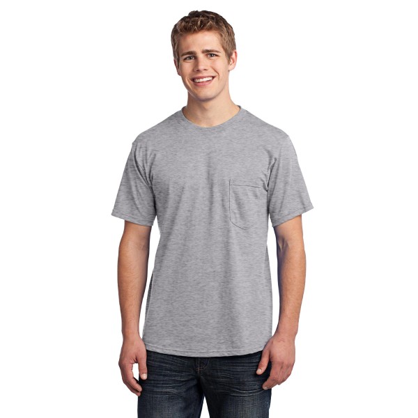 USA100P Port & Co Athletic Heather