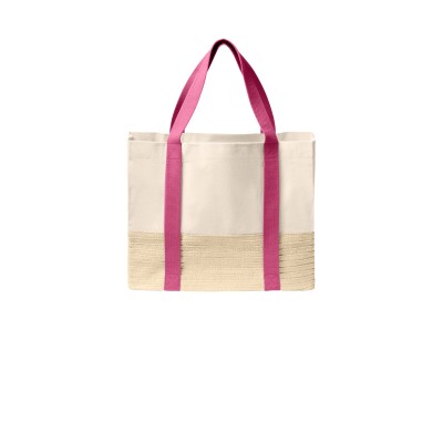 Port Authority BG450 Straw Market Tote
