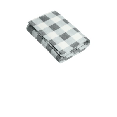 Port Authority BP33 Marshmallow/ Monument Grey Check