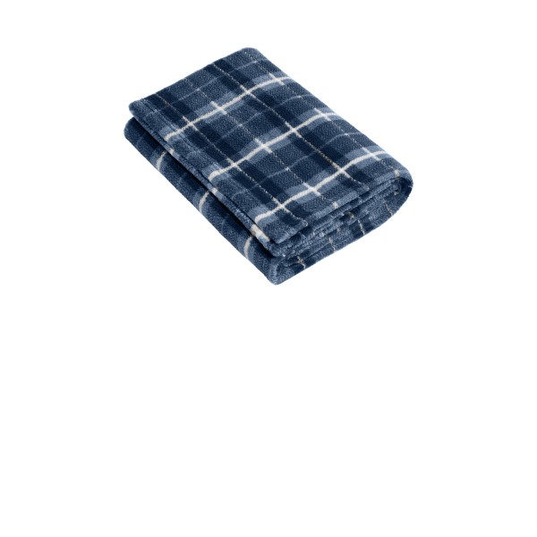 BP33 Port Authority True Navy/ Dusk Herringbone Plaid