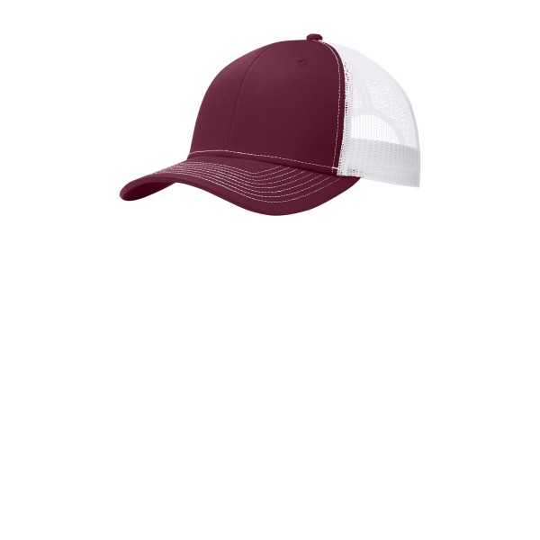 C402 Port Authority Maroon/ White