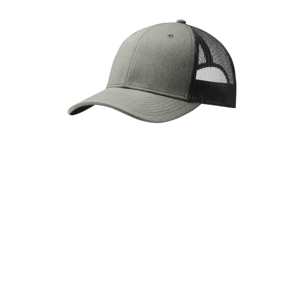 C402 Port Authority Heather Grey/ Black