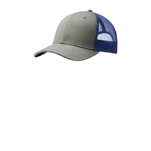 C402 Port Authority Heather Grey/ Patriot Blue