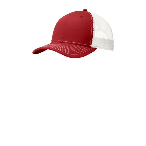 C402 Port Authority Flame Red/ White