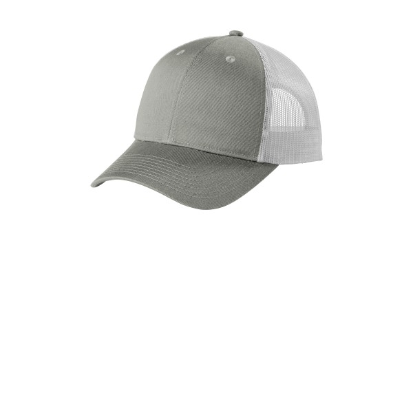 C402LP Port Authority Heather Grey/ White