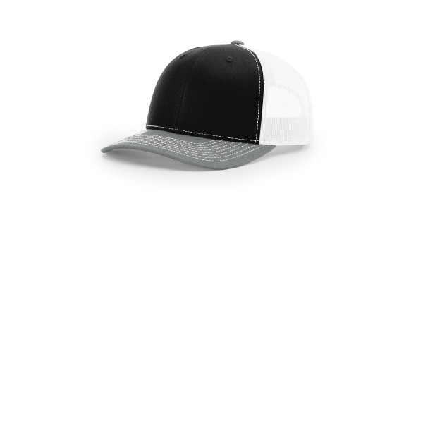 112 Richardson Black/ White/ Heather Grey