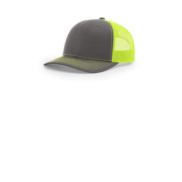 112 Richardson Charcoal/ Neon Yellow