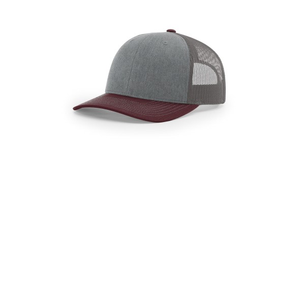 112 Richardson Heather Grey/ Charcoal/ Maroon