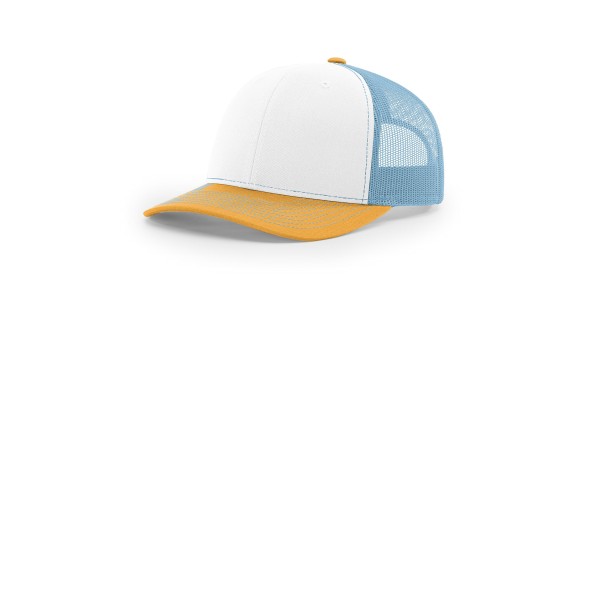 112 Richardson White/ Columbia Blue/ Yellow