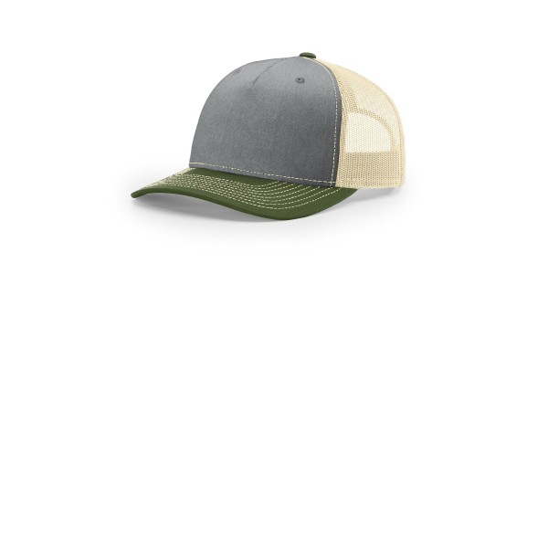 112FP Richardson Heather Grey/ Birch/ Army Olive