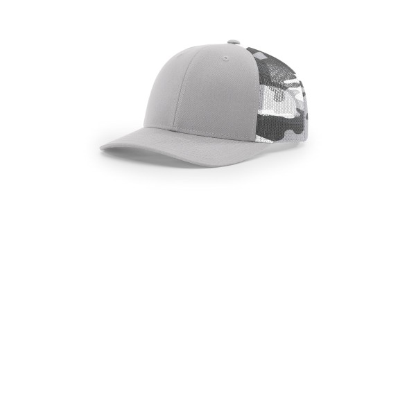 112PM Richardson Silver/ Grey Camo