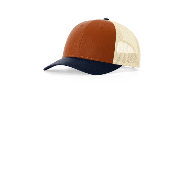 115 Richardson Dark Orange/ Birch/ Patriot Blue