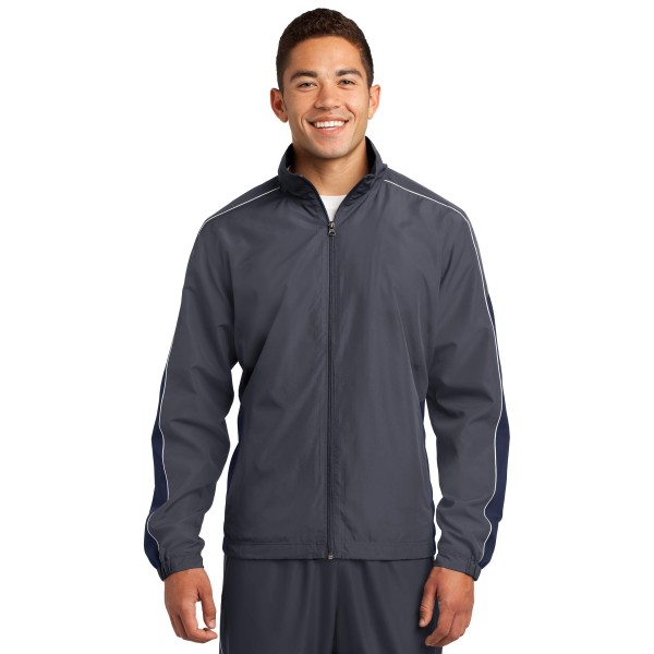 JST61 Sport-Tek Graphite Grey/ True Navy/ White