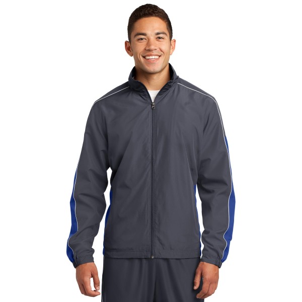 JST61 Sport-Tek Graphite Grey/ True Royal/ White