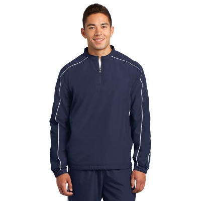 Sport-Tek JST64 True Navy/ True Navy/ White